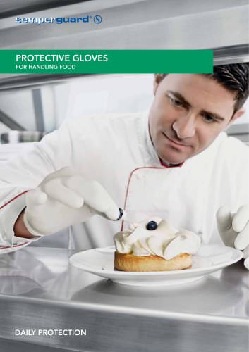 protective gloves for handling food