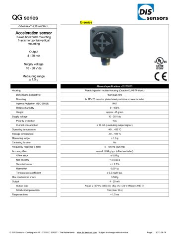 QG40-KAXY-1,5E-AI-CM-UL