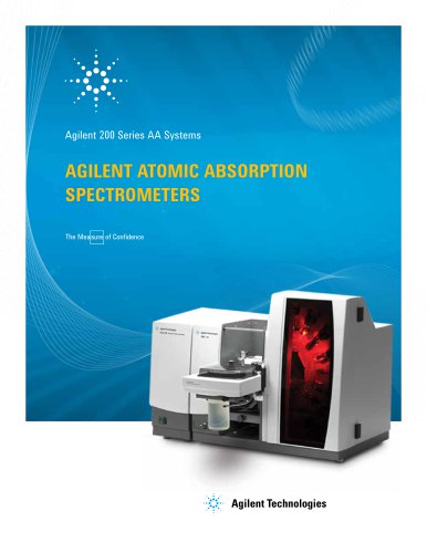 Agilent 200 Series Atomic Absorption Spectrometers