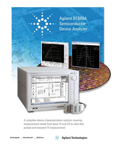 B1500A Semiconductor Device Analyzer