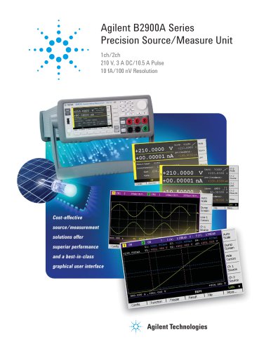 B2900A Series Precision Source/Measure Unit Product