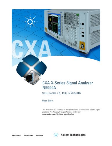 CXA X-Series Signal Analyzer  N9000A