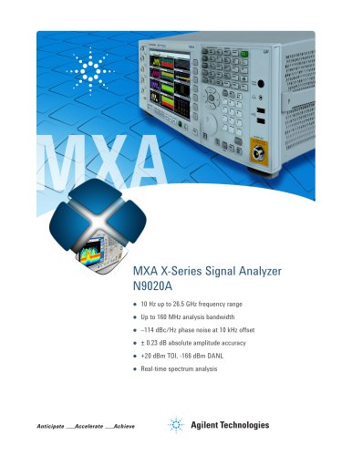 N9020A MXA X-Series Signal Analyzer