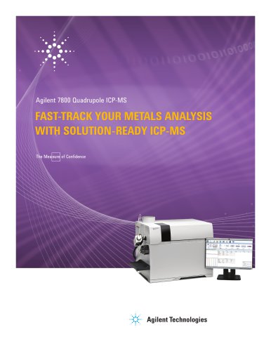 Solution-ready Agilent 7800 ICP-MS