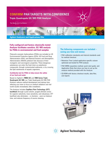 Triple Quadrupole GC/MS PAH Analyzer