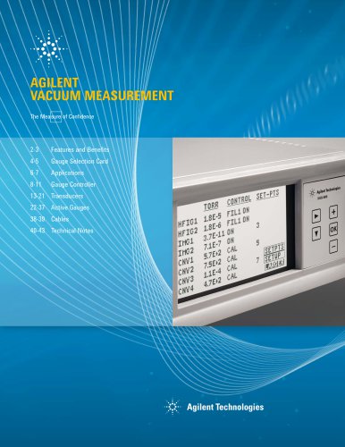 Vacuum Measurement Catalog