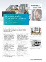 HB3 - Vacuum generator circuit-breaker