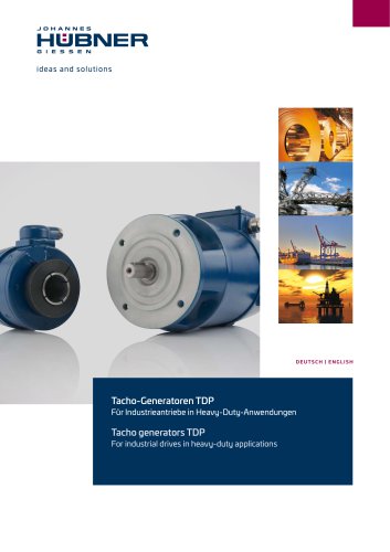 Tacho generators TDP