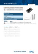 Epec Datasheet EC44 Control Unit