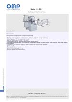  Machine suitable for cut tubes Matic 315 SD