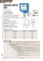 PS2000W Pressure switch