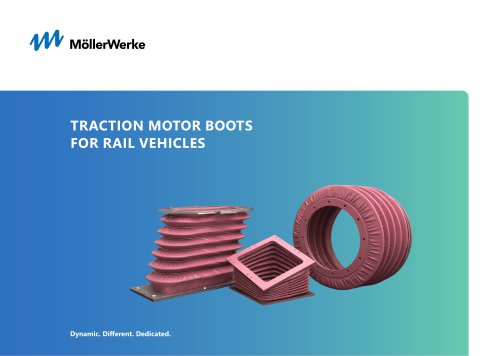 TRACTION MOTOR BOOTS FOR RAIL VEHICLES