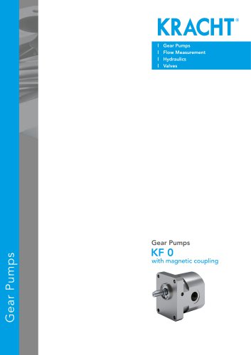 Gear pumps KF 0 with magnetic coupling