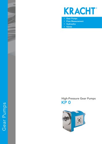 High pressure gear pumps KP 0