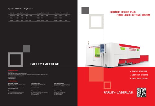 Farley Laserlab DF3015 PLUS laser cutting machine