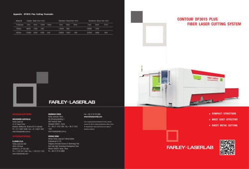 Farley Laserlab DF3015puls Fiber Laser Cutting Machine