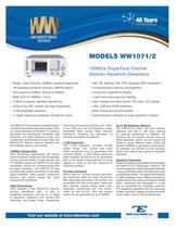 Model WW1071/2 100MS/s Single/Dual Channel Arbitrary Waveform Function Generator