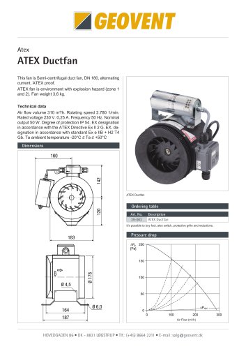 ATEX - Ductfan