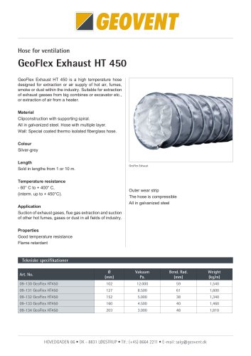 GeoFlex Exhaust HT-450