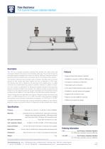 7161 Dual Port Pressure Calibration Manifold Data Sheet