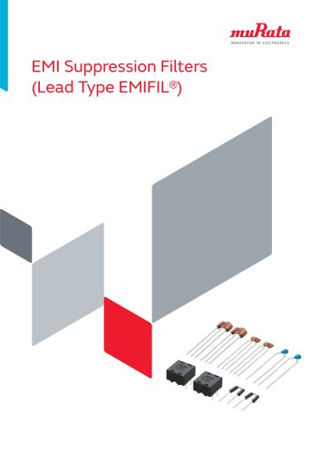 EMI Suppression Filters (Lead Type EMIFIL )