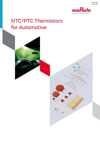 NTC/PTC Thermistors for Automotive