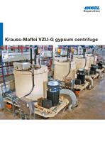 ANDRITZ Krauss-Maffei VZU-G gypsum centrifuge