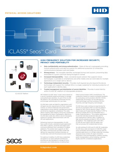 iCLASS® Seos? Card