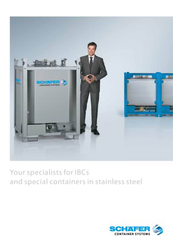 IBC and special container in stainless steel