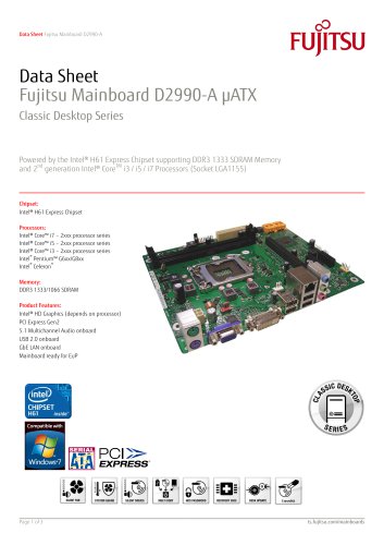 Fujitsu Mainboard D2990-A