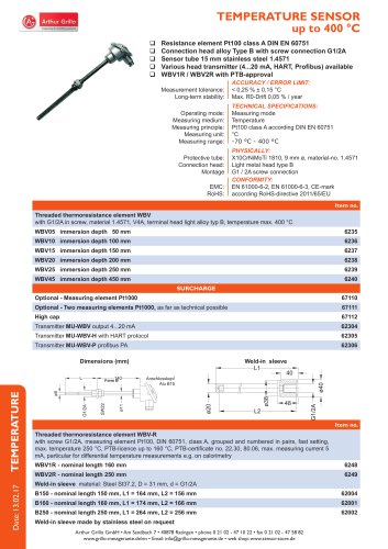 data sheet wbv