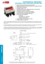 DIFFERENTIAL PRESSURE /  VOLUME FLOW CONTROLLER DPC200-R