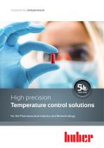 Temperature Control for Pharmaceutical industry and Biotechnology