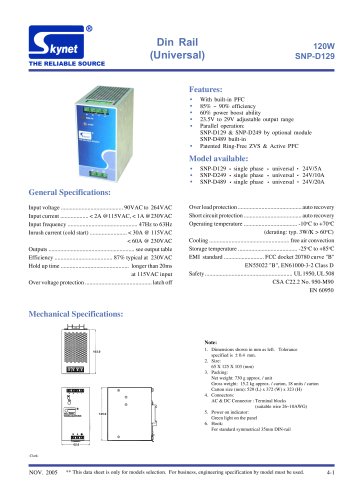 Skynet DIN Rail