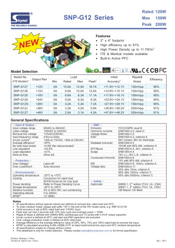 SNP-G12 Series