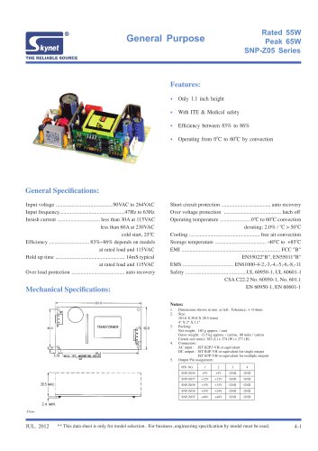 SNP-Z05 Series