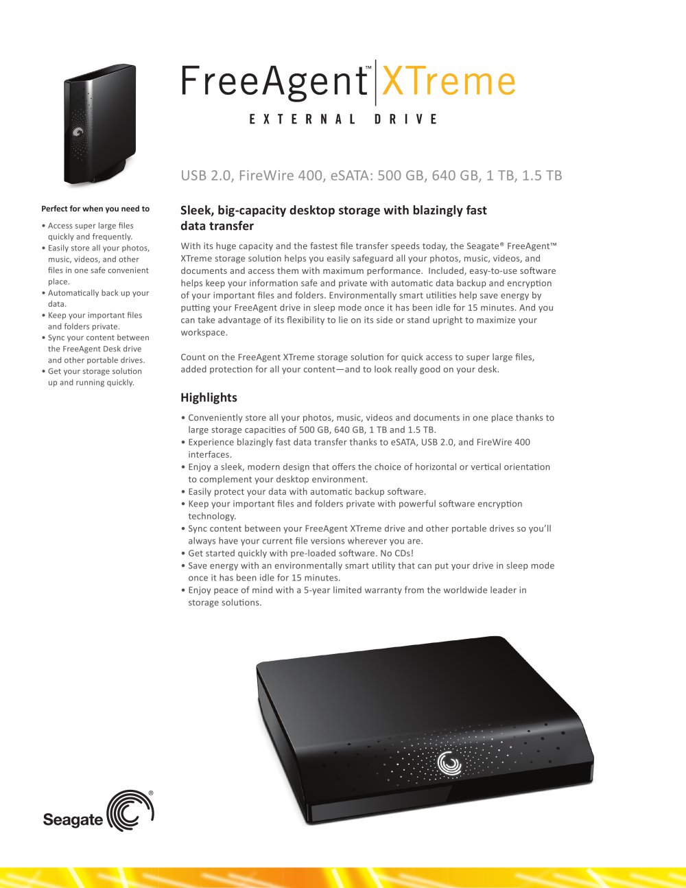 FreeAgent&trade;  XTreme  - Seagate