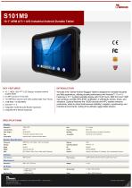 10.1" ARM A73 + A53 Industrial Android Durable Tablet S101M9