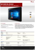 10.1" Intel® Celeron® N6211 E Series HMI Panel PC W10IE3S-EHH2