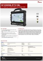 10.1" Intel® Core™ i5-8265U Defence Ultra Rugged Tablet W10IW8M-RTD1ML