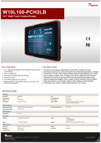 10.1" Multi-Touch Chassis Display W10L100-PCH2LB