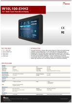 10.1" Multi-Touch Panel Mount Display W10L100-EHH2