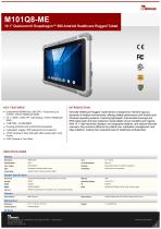 10.1" Qualcomm® Snapdragon™ 660 Android Healthcare Rugged Tablet M101Q8-ME