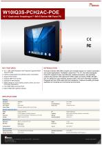 10.1" Qualcomm Snapdragon™ 660 S Series HMI Panel PC W10IQ3S-PCH2AC-POE