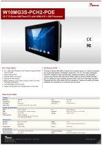 10.1" S Series HMI Panel PC with ARM A78 + A55 Processor W10MG3S-PCH2-POE