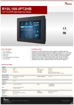 10.4" Front IP65 High Brightness Display  R10L100-IPT2HB 