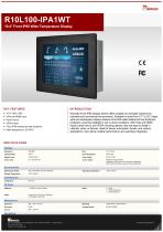 10.4" Front IP65 Wide Temperature Display  R10L100-IPA1WT