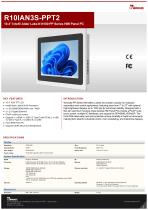 10.4” Intel® Alder Lake-N N150 PP Series HMI Panel PC R10IAN3S-PPT2