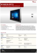 10.4" Intel® Celeron® N6211 PP Series HMI Panel PC R10IE3S-PPT2