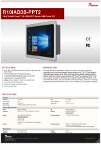 10.4" Intel® Core™ i5-1235U PP Series HMI Panel PC R10IAD3S-PPT2